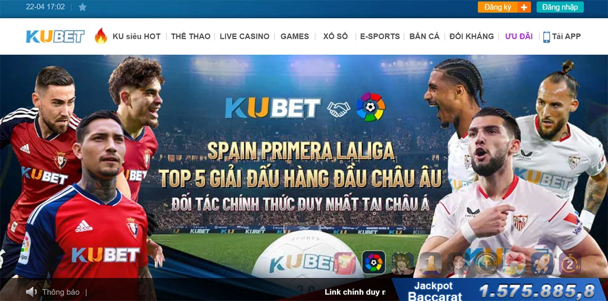 Giao diện Kubet188